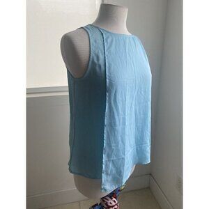 Violet & Claire Blue Loose Tunic Top Size Small Women's